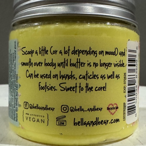 Bella & Bear Pineapple Punch Gift Set! Bath soap, Body Butter and BONUS gift! - Picture 5 of 5